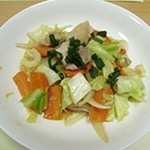鶏モモ肉と野菜の簡単炒め物